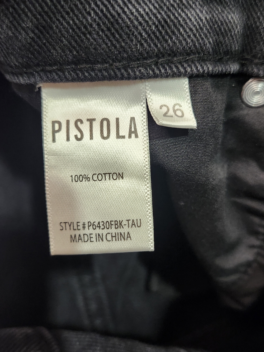 Pistola Distressed Black Jeans - Picture 7 of 7